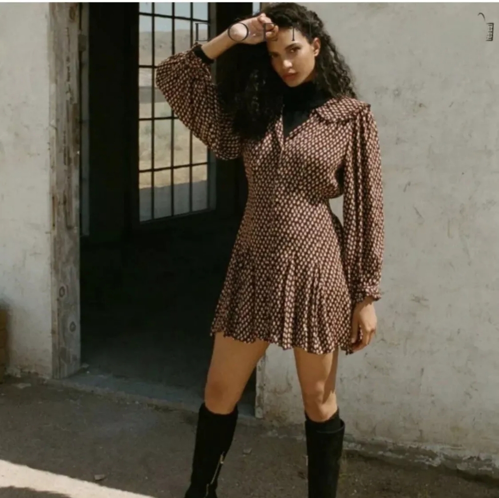 DOEN NWOT CAMDEN DRESS IN SABLE HYDE PARK FLORAL SIZE L